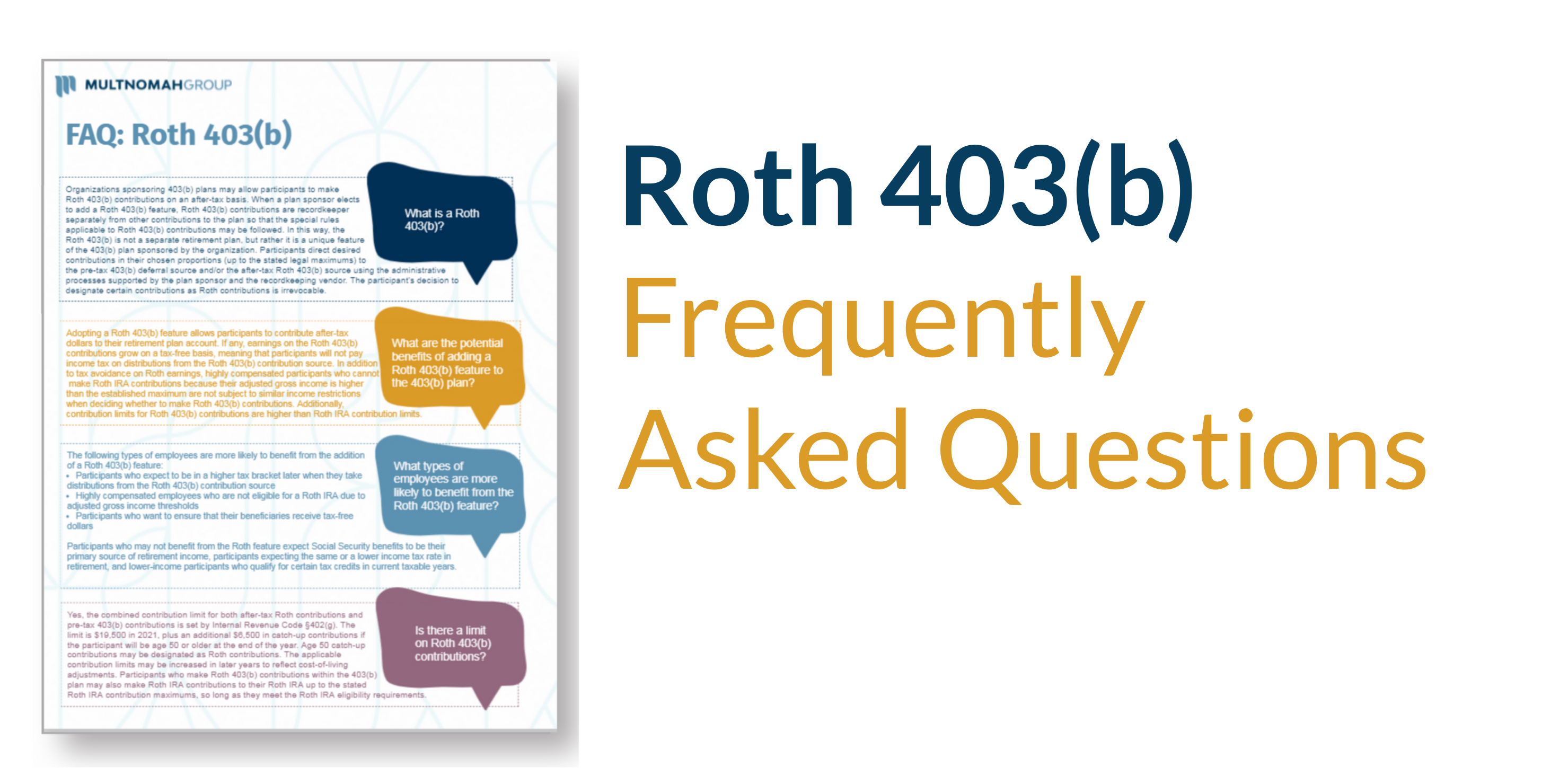 FAQ: Roth 403(b)