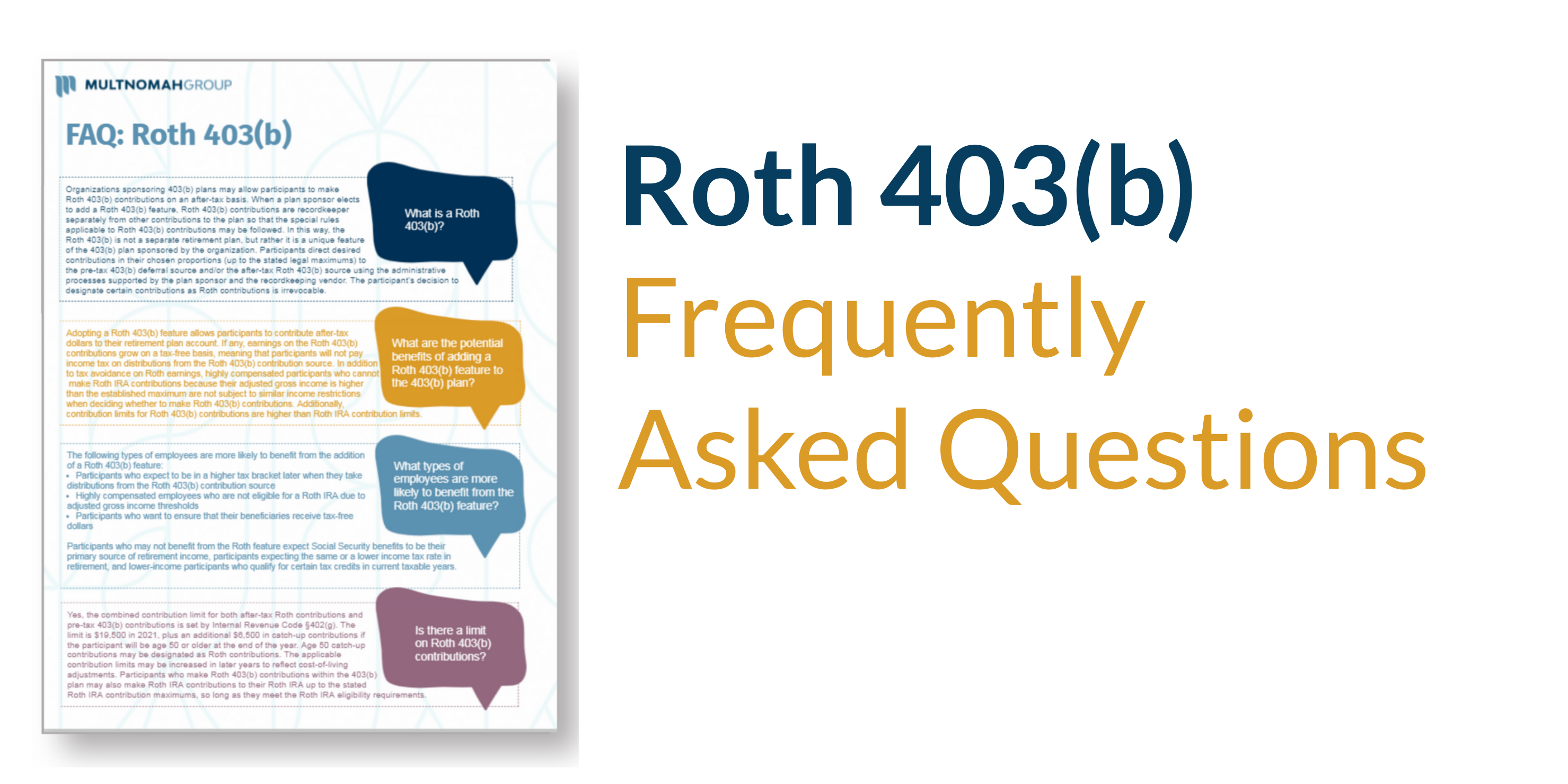 FAQ Roth 403(b)